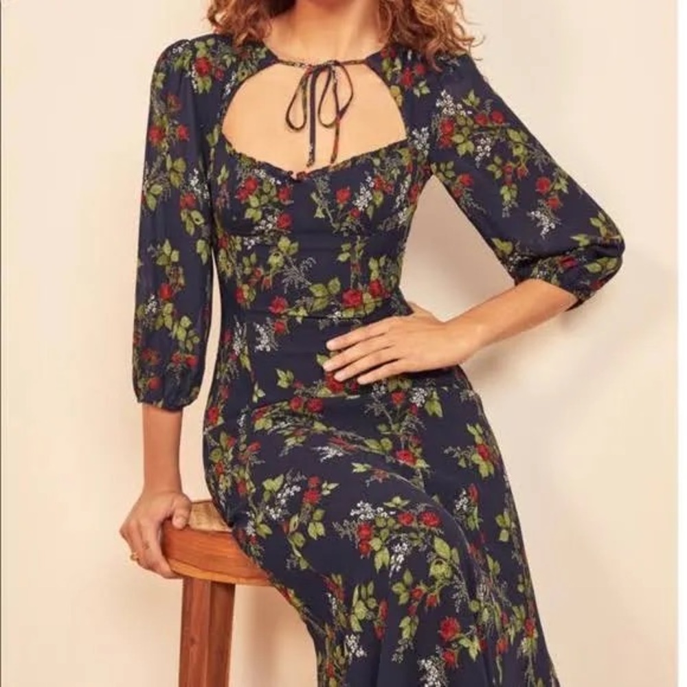 Poulter Dress in Bordeaux NWT